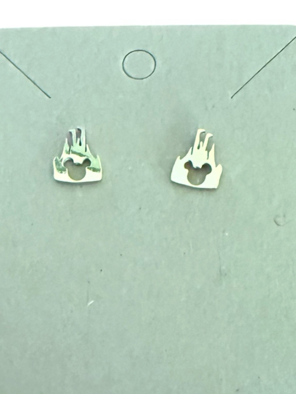 Disney Castle Earrings with Mickey Cutout - Choose 1 - Picture 3 of 3